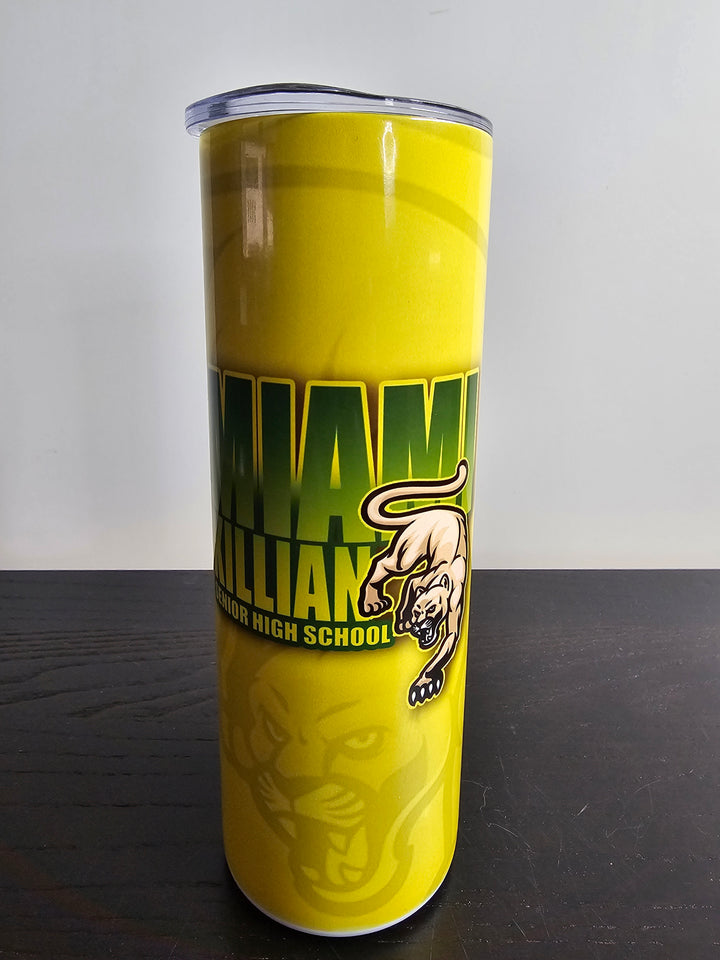 Miami Killian Senior High School Gold Tumbler