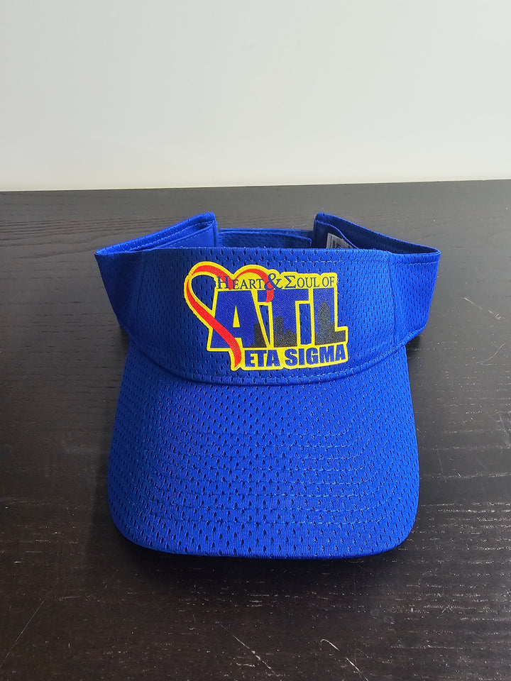 The Heart & Soul Eta Sigma Blue Visor