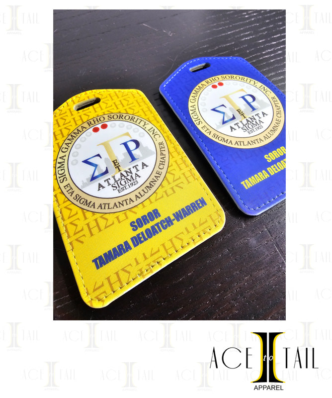 Eta Sigma Custom Bag tags – AcetoTail